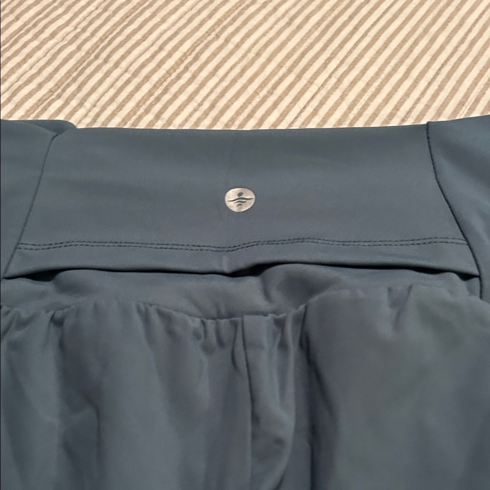 HALARA Women's High-Rise Athletic Skort — Slate Teal - Picture 6 of 6